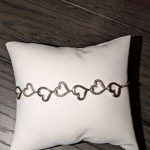 Silver Heart Bracelet